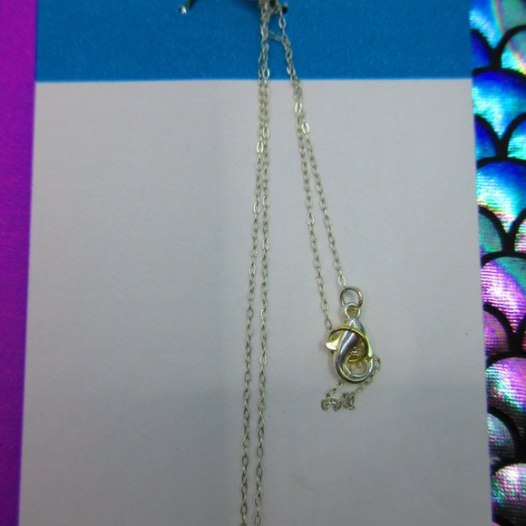 Smoky Citrine Quartz Faceted Drop Gemstone 18" Dainty Necklace - Picture 3 of 4